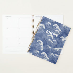 Blue Ocean Waves Planner