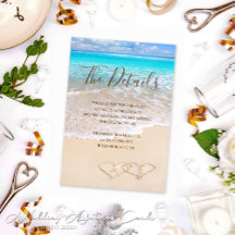 Blue Ocean Waves Tropical Beach Wedding