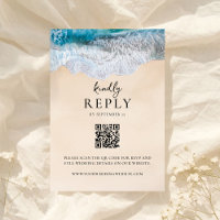 Blue Ocean Waves Tropical Beach Wedding