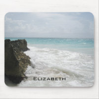 Blue Ocean with Foamy Waves Seascape Personalised