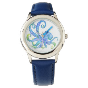“Blue Octopus” Kid’s Watch