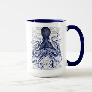 Blue Octopus Mug