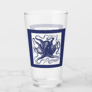 Blue Octopus Pint Glass