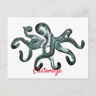 Blue Octopus Thunder_Cove Postcard