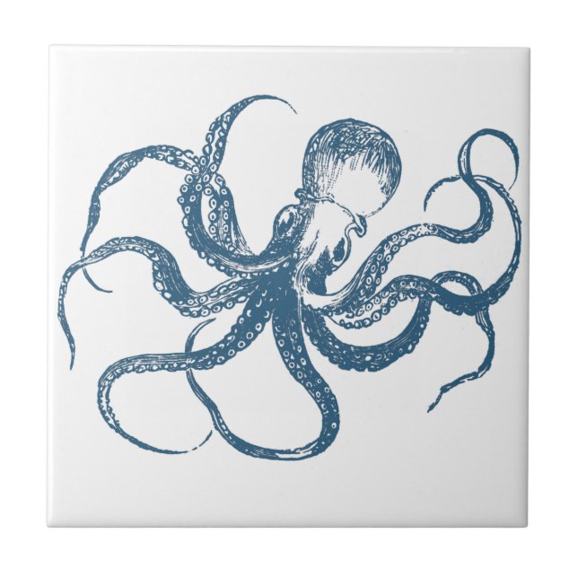 blue octopus tile (Front)