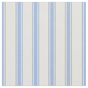 Blue & Off-White Stripes Fabric