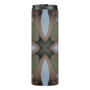Blue Olive cross pattern design Thermal Tumbler