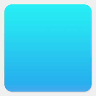 Blue Ombre Background Square Sticker