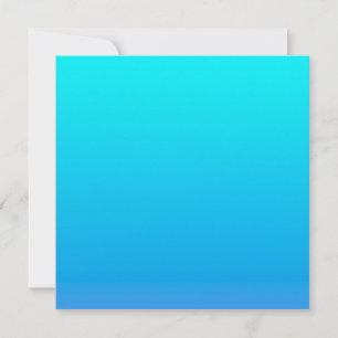 Blue Ombre Background Thank You Card