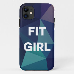 Blue Ombre Fit Girl Phone Case