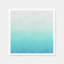 Blue Ombre Party Napkins