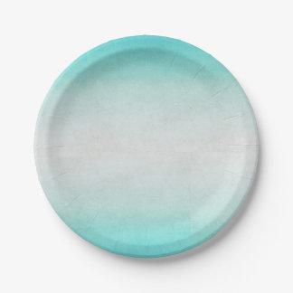 Blue Ombre Plates