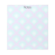 Blue Ombre Scallop Notepad