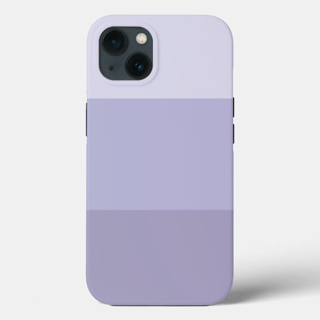 Blue Ombre Striped Case-Mate iPhone Case (Back)