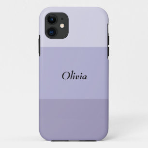Blue Ombre Striped  iPhone 11 Case
