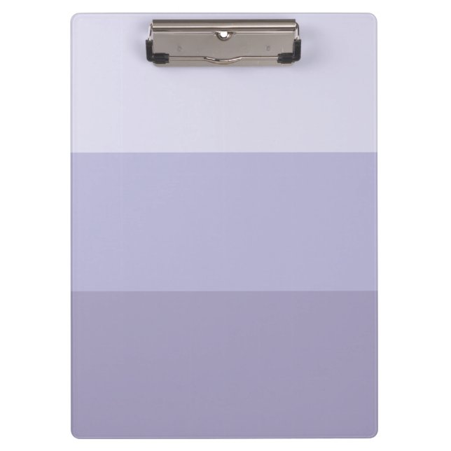 Blue Ombre Striped Clipboard (Front)