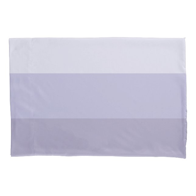 Blue Ombre Striped Pillowcase (Front-Left)
