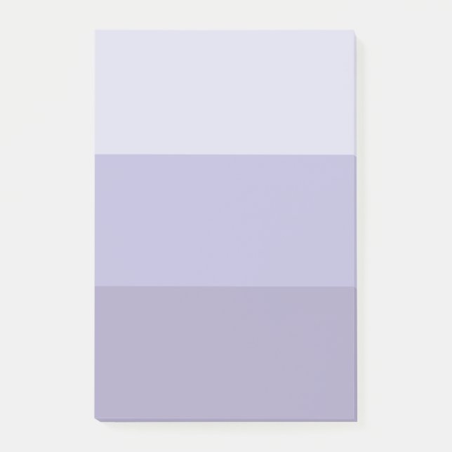 Blue Ombre Striped Post-it Notes (Front)