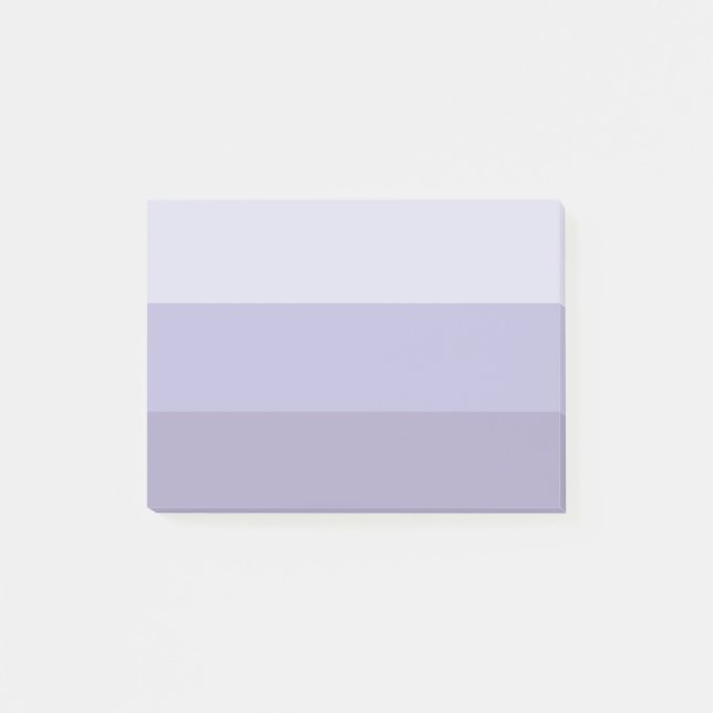 Blue Ombre Striped Post-it Notes (Front)