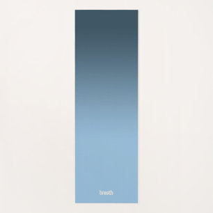 Blue Ombre Yoga Mat–Flow in Color, Ground in Calm Mat