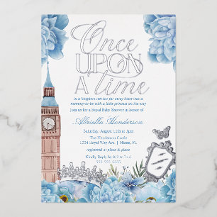 Blue Once Upon a Time Princess Baby Shower