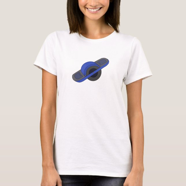 Blue One Wheel T-Shirt (Front)
