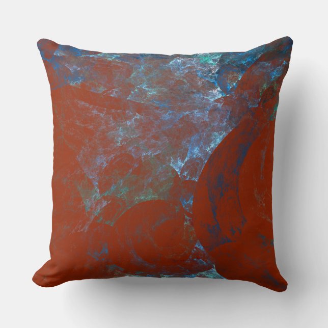 Blue Opal Abstract case for RAZR Cushion (Front)