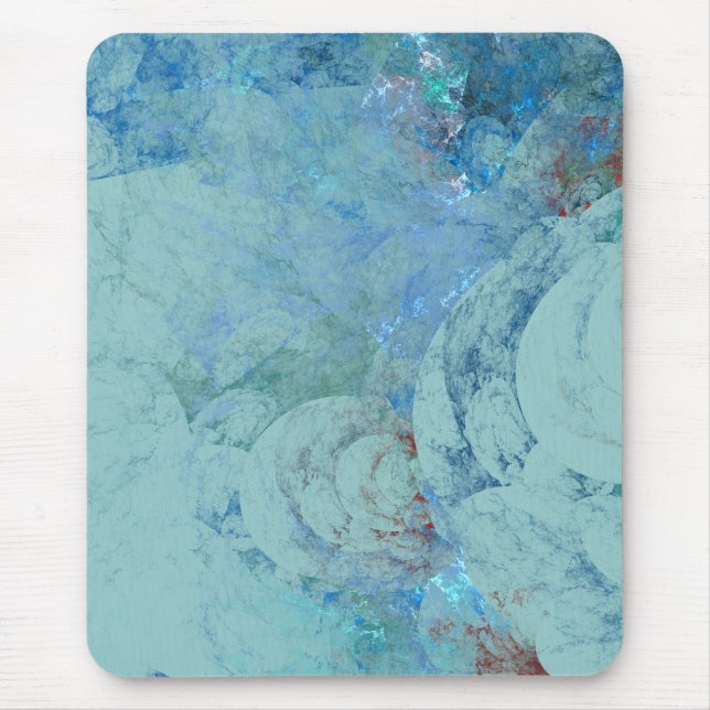 Blue Opal Abstract case for RAZR Mouse Pad (Front)