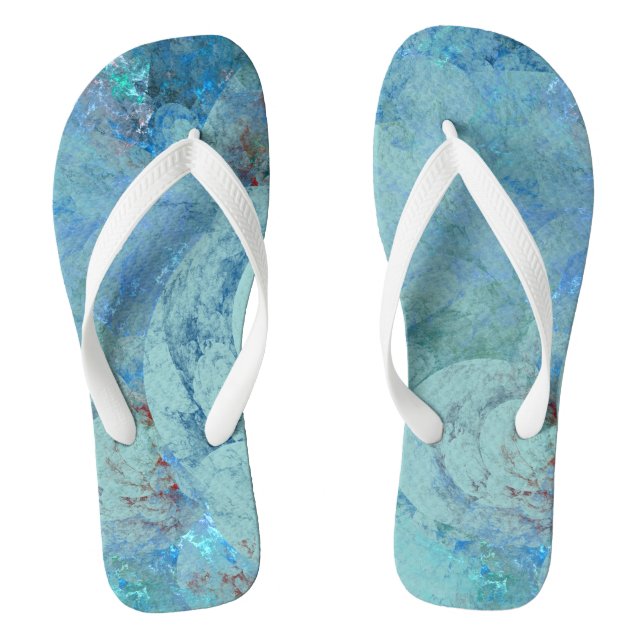 Blue Opal Abstract case for RAZR Thongs (Footbed)