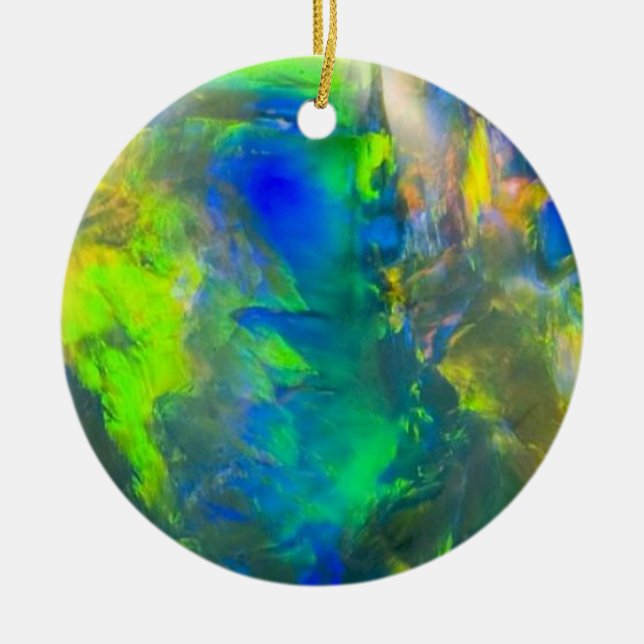 Blue opal Ornament (Front)