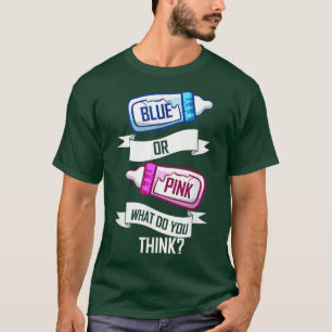 Blue or Pink Gender Reveal T-Shirt