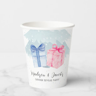 Blue or Pink Gifts Gender Reveal Paper Cups