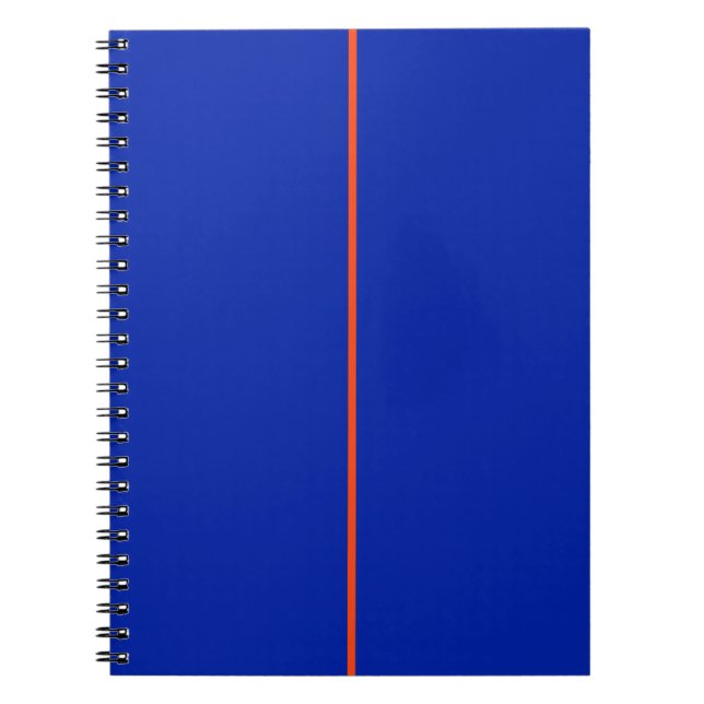 Blue & Orange CUSTOM Notebook (Front)