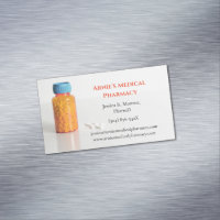 Blue Orange Pill Bottle Pharmacist Pharmacy 