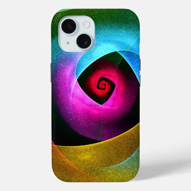 Blue Orange Pink Modern Abstract Art Pattern #24 Case-Mate iPhone Case (Back)