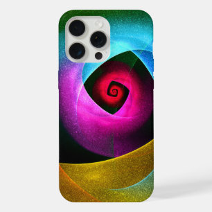 Blue Orange Pink Modern Abstract Art Pattern #24 iPhone 15 Pro Max Case