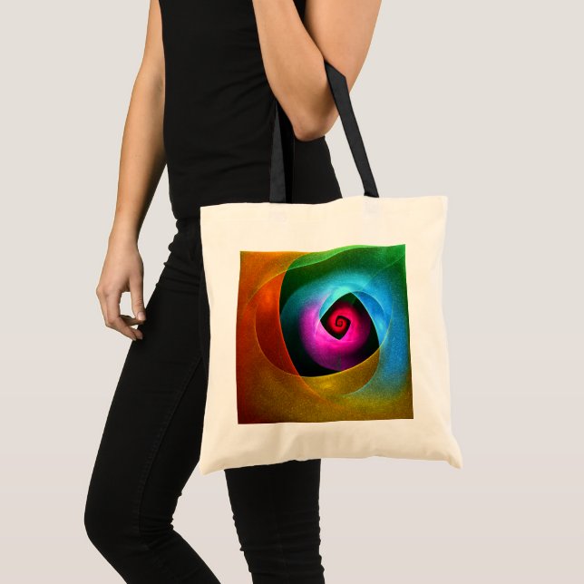 Blue Orange Pink Modern Abstract Art Pattern #24 Tote Bag (Front (Product))