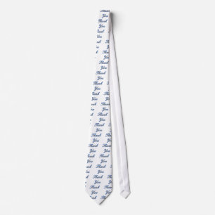 Blue Orange Thank You Design The MUSEUM Zazzle Gif Tie
