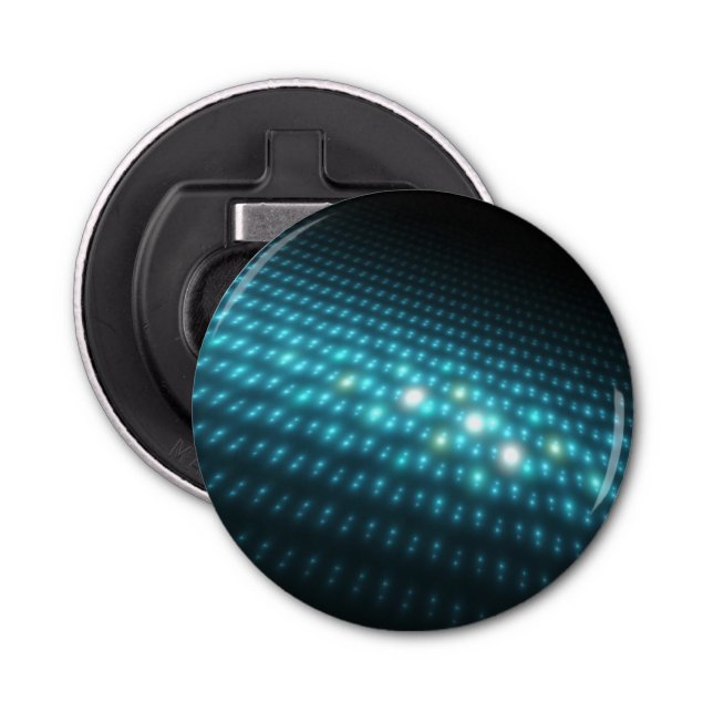 Blue Orbs 3D Bottle Opener (Front)