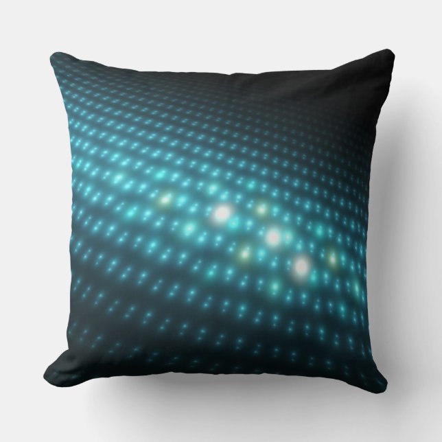 Blue Orbs 3D Cushion (Front)