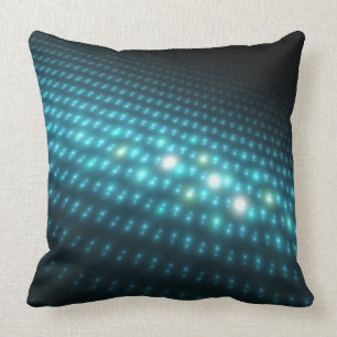 Blue Orbs 3D Cushion