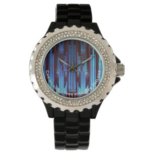 Blue organ pipes watch