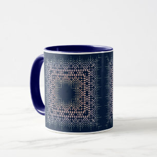 Blue Oriental ornament. Mug