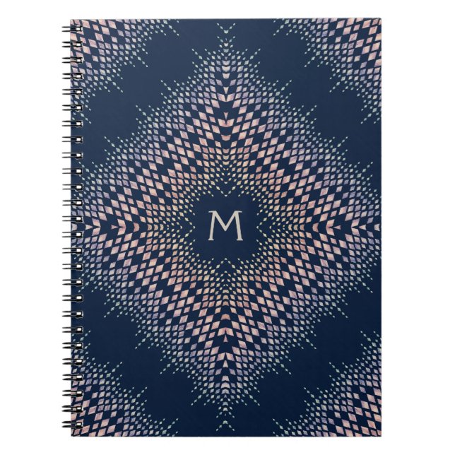 Blue Oriental ornament. Notebook (Front)