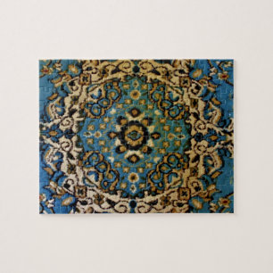 Blue Oriental Rug Jigsaw Puzzle