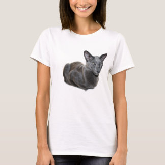 Blue Oriental Shorthair Cat T-shirt