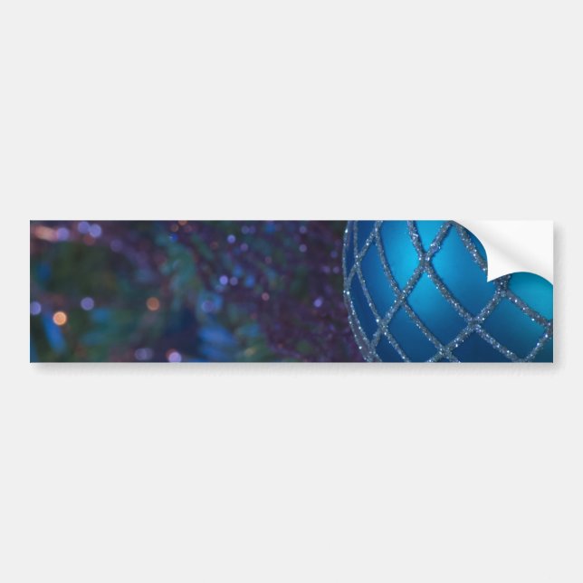 Blue Ornament Bumper Sticker (Front)