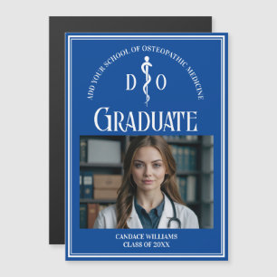 Blue Osteopathic Medical School Graduation Magnet