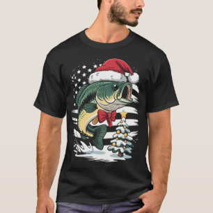 Blue - Outlined Fish Trio T-Shirt