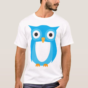 Blue Owl - Add Your Own Text T-Shirt